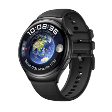 HUAWEI WATCH 4 LTE 2GB+32GB Black Steel Case Black Fluoroelastomer Strap