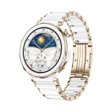 HUAWEI WATCH GT 5 Pro 42MM White Ceramic / Pro-Level sports / Up to 2-week Battery life/ Golf Courses Map / Sleep monitoring / Bluetooth Call / Water resistance / GPS