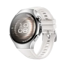 HUAWEI WATCH 5 42mm White/ Multi-sensing X-TAP Technology/ Health MOT on Your Wrist/ Aerospace-grade Titanium/ Compatible with Android & iOS/ Up to 11-Day Battery Life