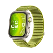 HUAWEI WATCH FIT 4 Pro /Groen /Nylon band /Titanium en saffierglas /GPS /ECG /Bluetooth 5.2 /Smartwatch /Compatibel met iOS en Android