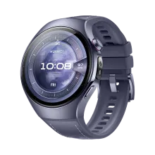 HUAWEI WATCH 5 46mm Titanium Purple/ Multi-sensing X-TAP Technology/ Health MOT on Your Wrist/ Aerospace-grade Titanium/ Compatible with Android & iOS/ Up to 11-Day Battery Life