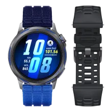 HUAWEI WATCH GT Runner 2 Dusk Blue/ Ultra-Precision GPS/ Intelligent Marathon Mode/ Slim Design with Titanium/ NFC Payment with Curve/ Compatible with iOS and Android