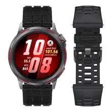 HUAWEI WATCH GT Runner 2 Midnight Black/ Ultra-Precision GPS/ Intelligent Marathon Mode/ Slim Design with Titanium/ NFC Payment with Curve/ Compatible with iOS and Android