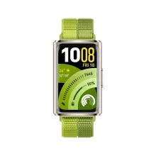 HUAWEI Band 11 Pro Field Green with Built-in GPS/ A clean metallic design that's as it gets/ Big level-up in sports GNSS precision/ Last for weeks. Wear it always/ Compatible with iOS and Android